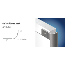 1/2" Bullnose Kerf