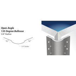Open Angle 135 Degree Bullnose